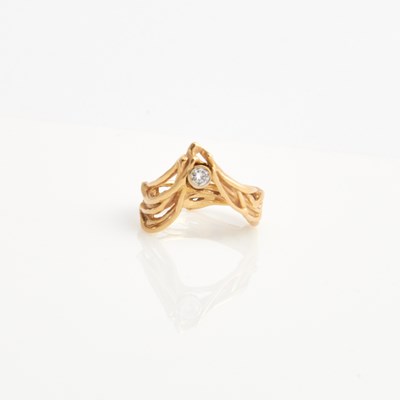Lot 409 - Diamond Ring, 14K 2 dwt.