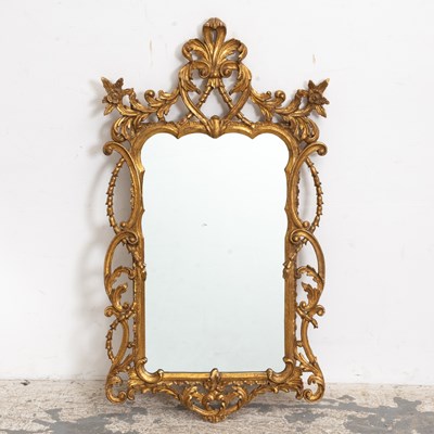 Lot 356 - Louis Style Gilt Painted Mirror