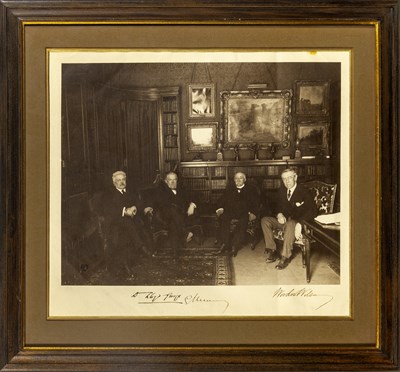 Lot 257 - The Big Four at the Treaty of Versailles