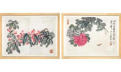 Lot 594 - Two Chinese School Paintings