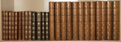Lot 236 - A group of leather bound books