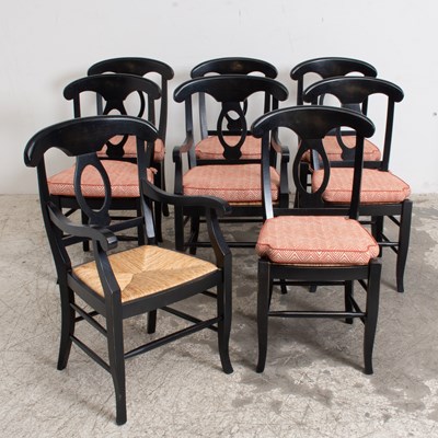 Lot 91 - Set of Eight Napoli Style Dining Chairs