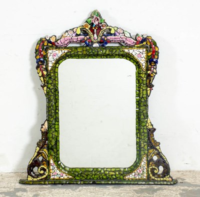 Lot 185 - Mosaic Mirror