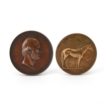 Lot 66 - “1865” Cornelius Vanderbilt National Gratitude Medal