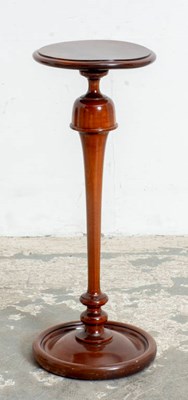 Lot 341 - Turned Mahogany Candlestand