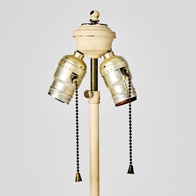 Lot 243 - Pair of Frances Elkins Plaster Shell Lamps