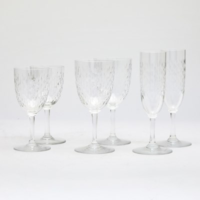 Lot 103 - Baccarat Cut Glass "Paris" Pattern Stemware Service