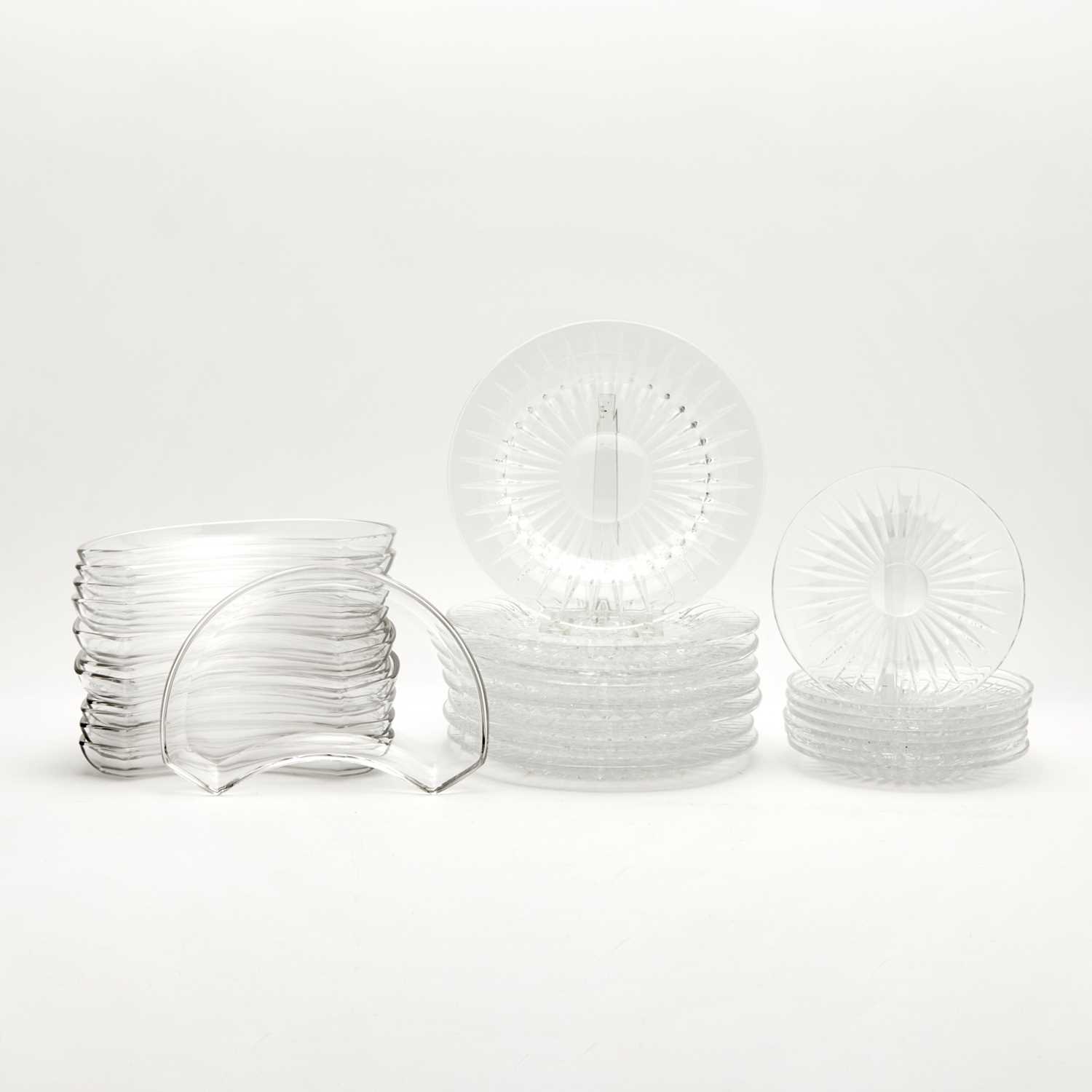 Lot 97 - Val St. Lambert Glass Part Dinner Service