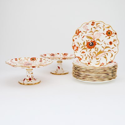 Lot 199 - Wedgwood Imari Palette Part Dessert Service