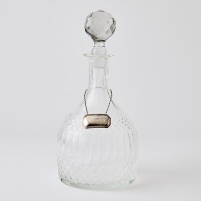 Lot 96 - Set of Four Pressed Glass Decanters