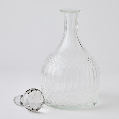 Lot 96 - Set of Four Pressed Glass Decanters