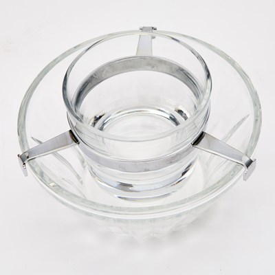 Lot 91 - Baccarat "Biarritz" Pattern Glass Caviar Bowl