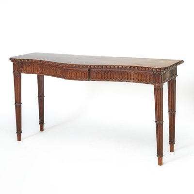 Lot 217 - George IV Carved Mahogany Side Table
