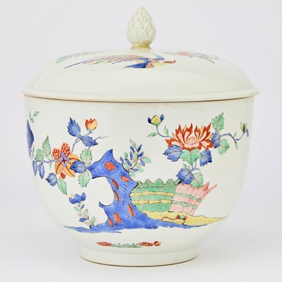 Lot 109 - French Chinese Export Style Porcelain Covered Bowl