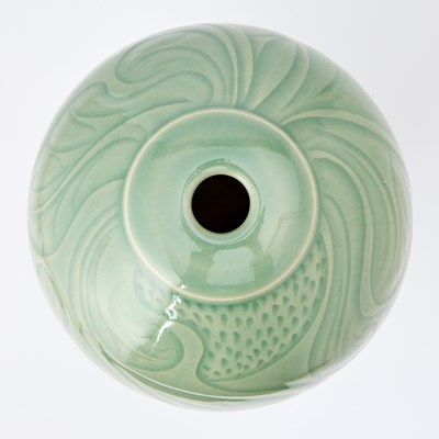Lot 92 - Korean Style Celadon Glazed Vase