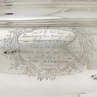 Lot 43 - George III Sterling Silver Covered Soup Tureen