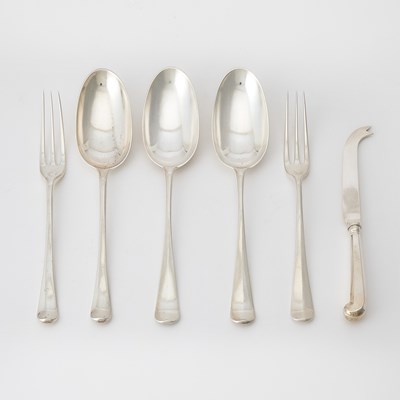 Lot 47 - Assembled English Sterling Silver Flatware Service