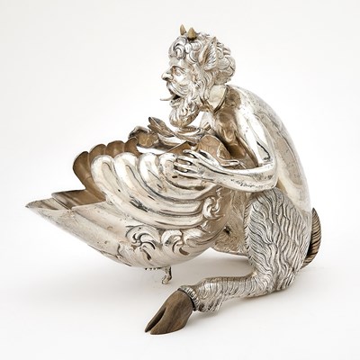 Lot 58 - Continental Silver Figural Decanter