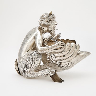 Lot 58 - Continental Silver Figural Decanter
