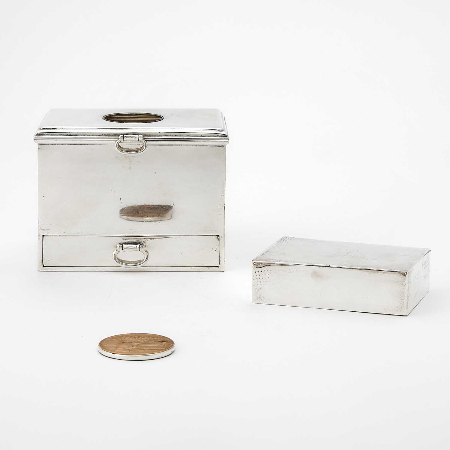 Lot 62 - Tiffany & Co. Sterling Silver Table Box