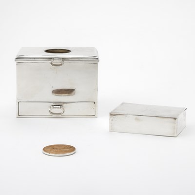 Lot 62 - Tiffany & Co. Sterling Silver Table Box