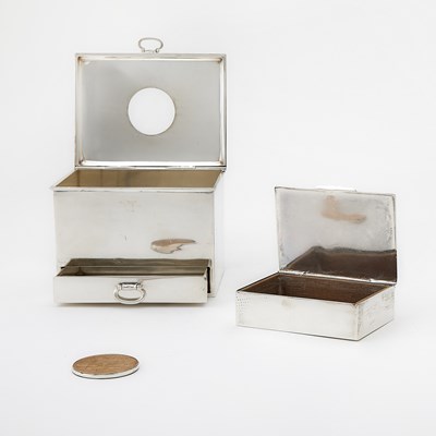 Lot 62 - Tiffany & Co. Sterling Silver Table Box