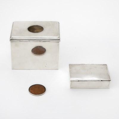 Lot 62 - Tiffany & Co. Sterling Silver Table Box