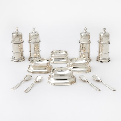 Lot 52 - English Sterling Silver Condiment Set
