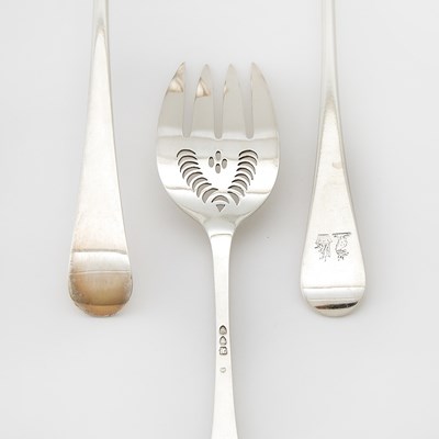 Lot 48 - Group of English Sterling Silver Serving Utensils