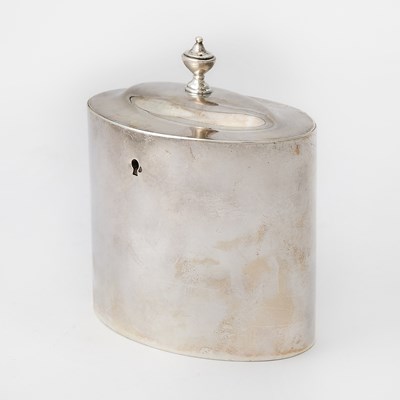 Lot 45 - George III Sterling Silver Tea Caddy