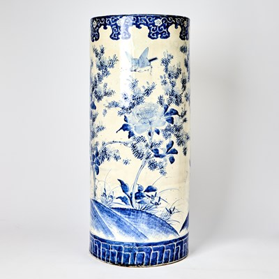 Lot 65 - Japanese Arita Porcelain Umbrella Stand