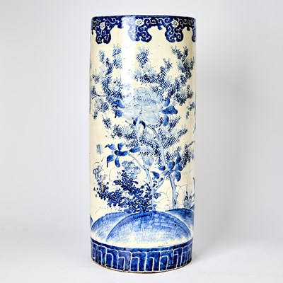 Lot 65 - Japanese Arita Porcelain Umbrella Stand