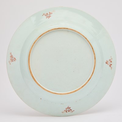 Lot 69 - Pair of Chinese Export Armorial Porcelain Chargers