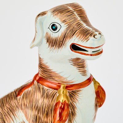 Lot 71 - Group of Porcelain and Pottery Figures of Dogs