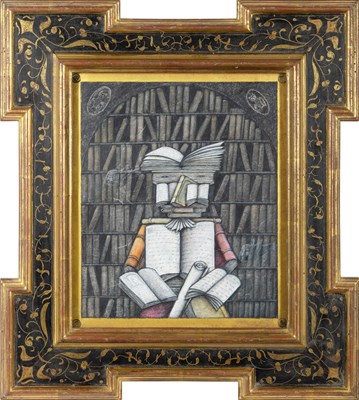 Lot 253 - A wonderful artwork, eminently suitable for a library or study, by Peter Sis