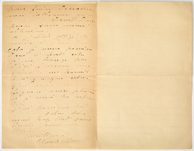 Lot 254 - Monet quarrels with Renoir