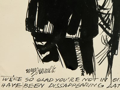 Lot 40 - A William Hamilton drawing for a cartoon