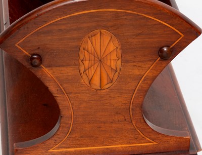 Lot 94 - George III Style Inlaid Mahogany Book Stand