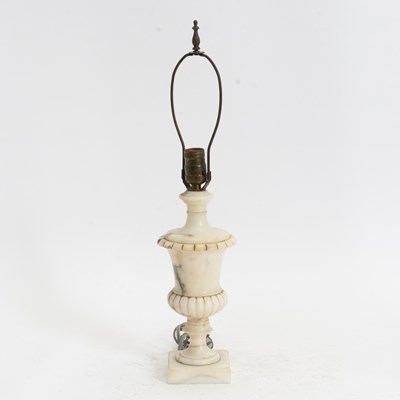 Lot 85 - Alabaster Urn Form Lamp
