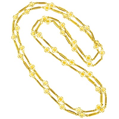 Lot 95 - Long Gold Chain Necklace