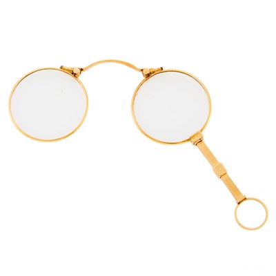 Lot 1289 - Gold Lorgnette