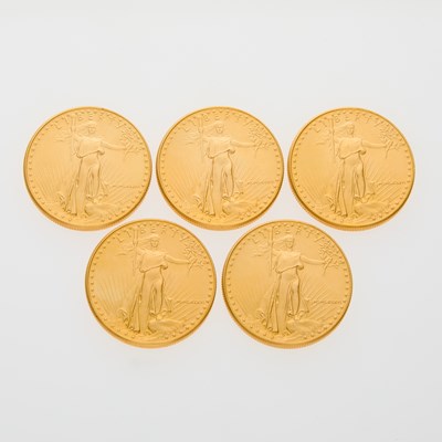 Lot 34 - United States. Group of 1986 One-Ounce American Gold Eagles. Uncirculated.
