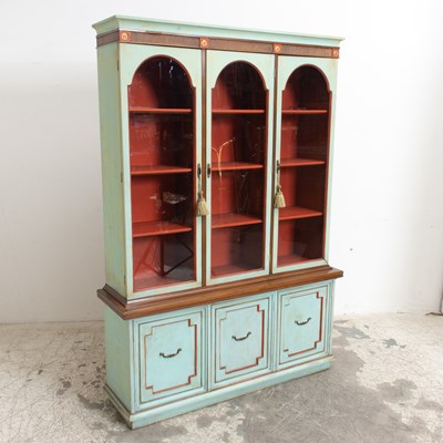 Lot 120 - Mint Painted Breakfront