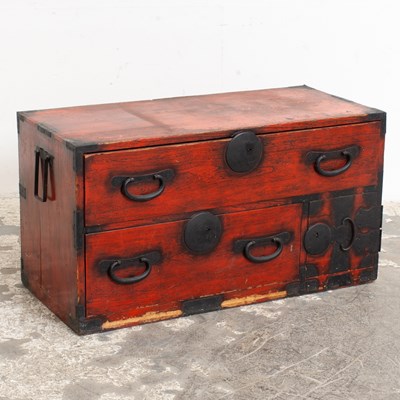 Lot 121 - Asian Style Red Chest