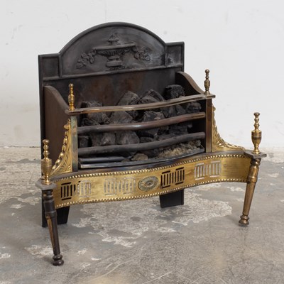 Lot 132 - George III Style Steel Fire Grate