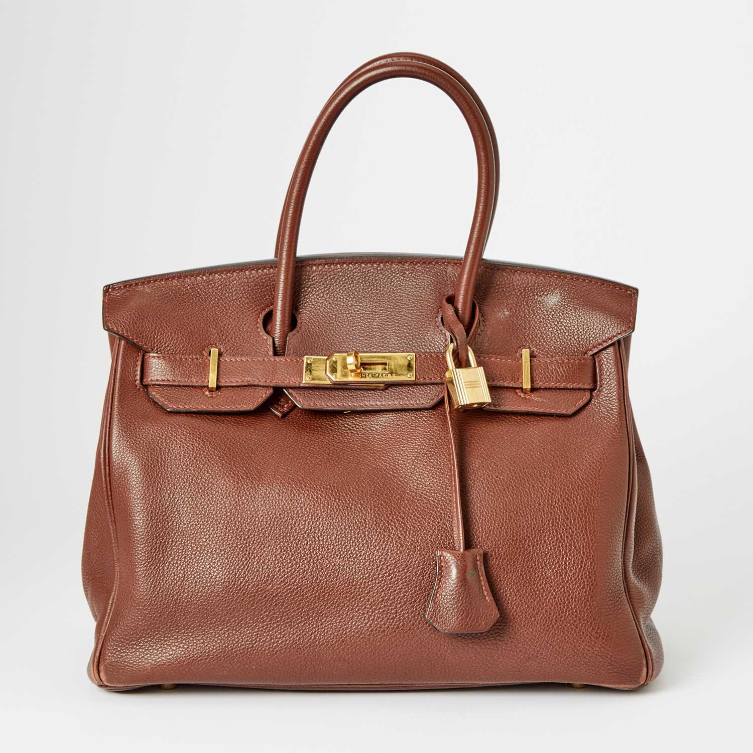 Lot 1263 - Hermès Brown Leather Birkin 30 Bag