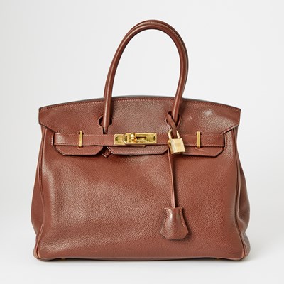 Lot 1263 - Hermès Brown Leather Birkin 30 Bag