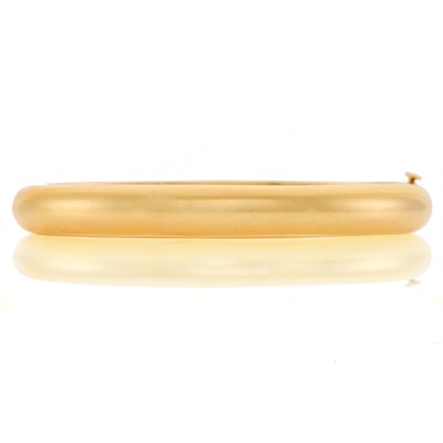 Lot 1023 - Tiffany & Co. Gold Bangle Bracelet