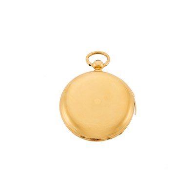 Lot 1298 - Gold Quarter Hour Hunting Case Pocket Watch