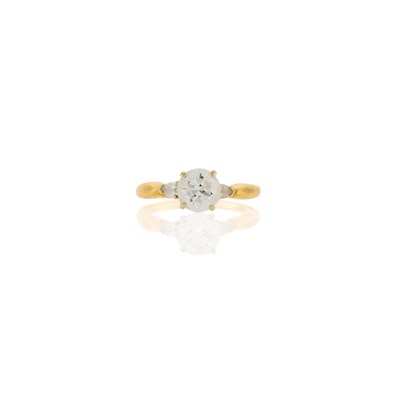 Lot 1265 - Gold, Platinum and Diamond Ring